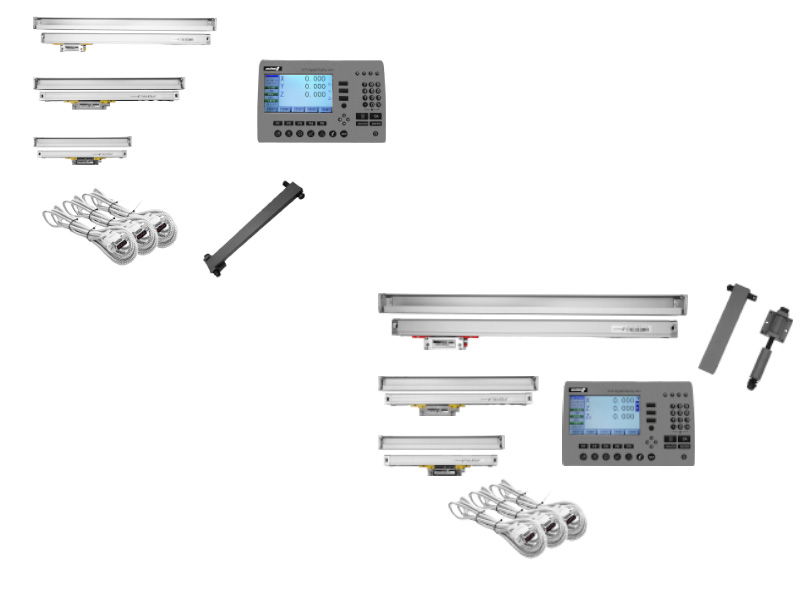 Glasmaßstabmesssystem-Sets