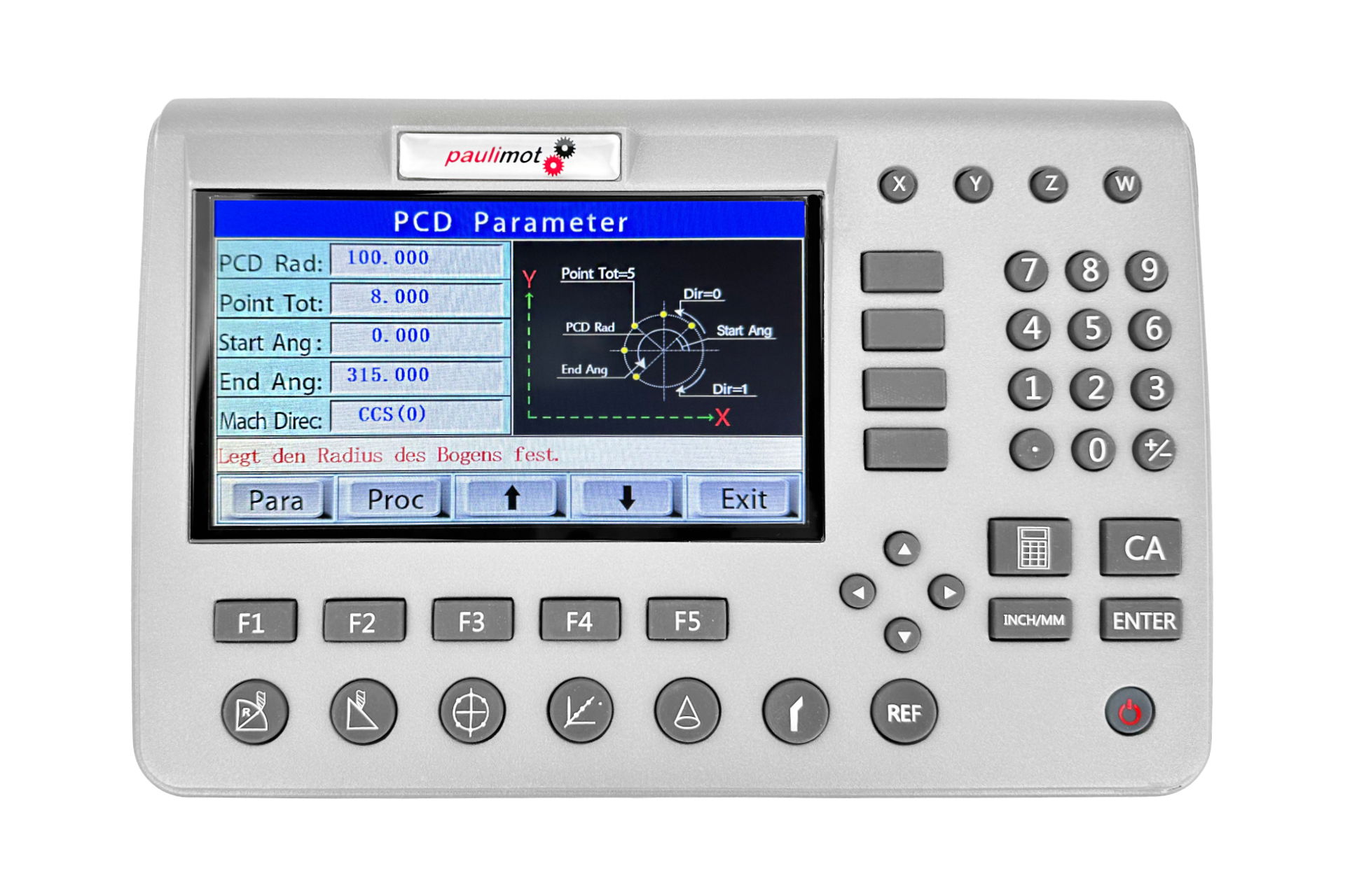 Positionsanzeige mit LCD-Bildschirm SDS 200