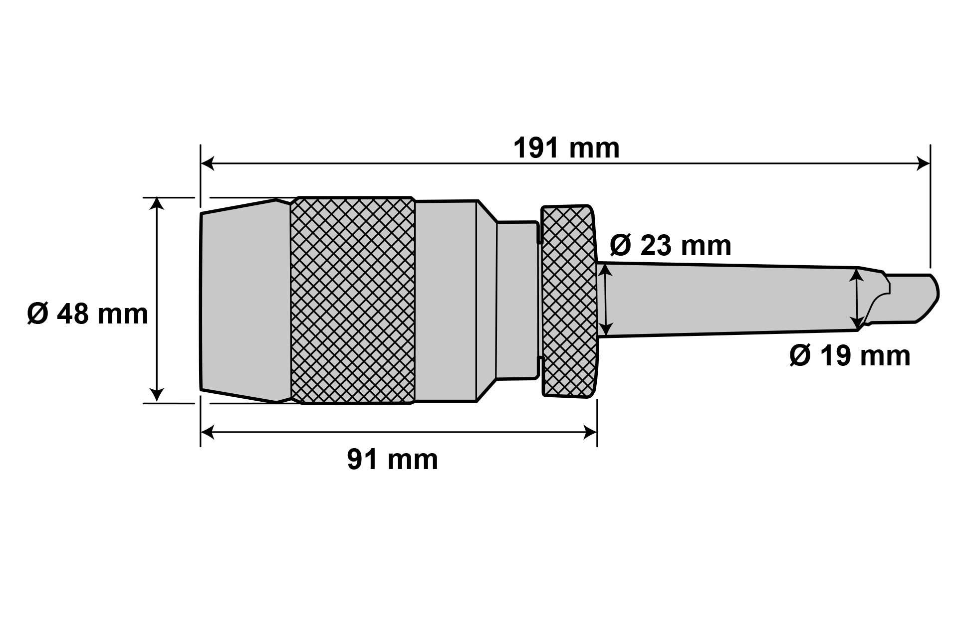 Präzisions-Schnellspann-Bohrfutter 1 - 13 mm MK3