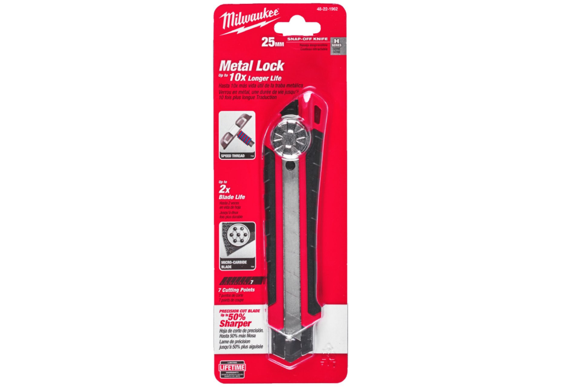 Milwaukee Cuttermesser für Abbrechklingen 25 mm