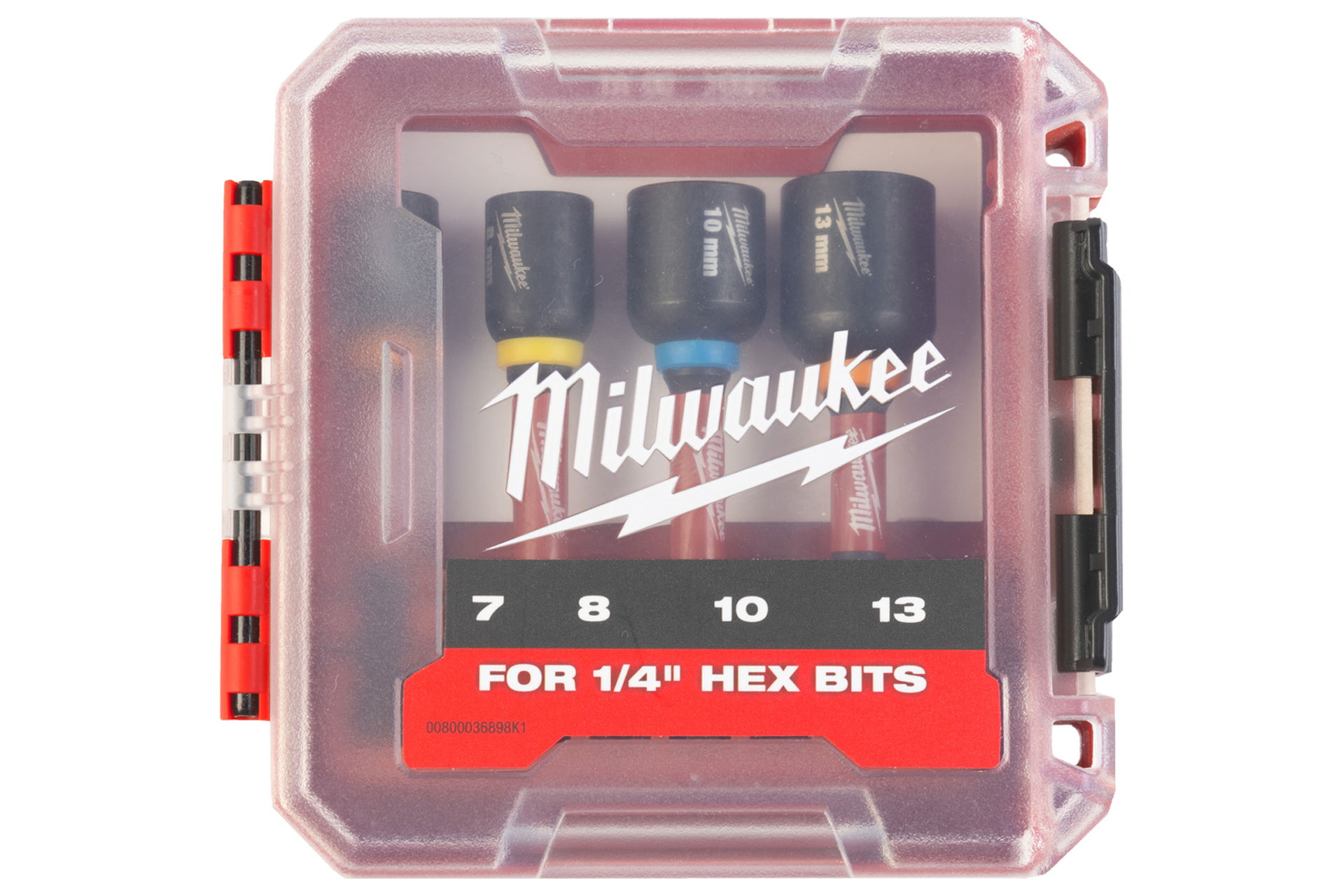 Milwaukee Steckschlüssel-Set SHOCKWAVE ¼" Hex, 4-teilig