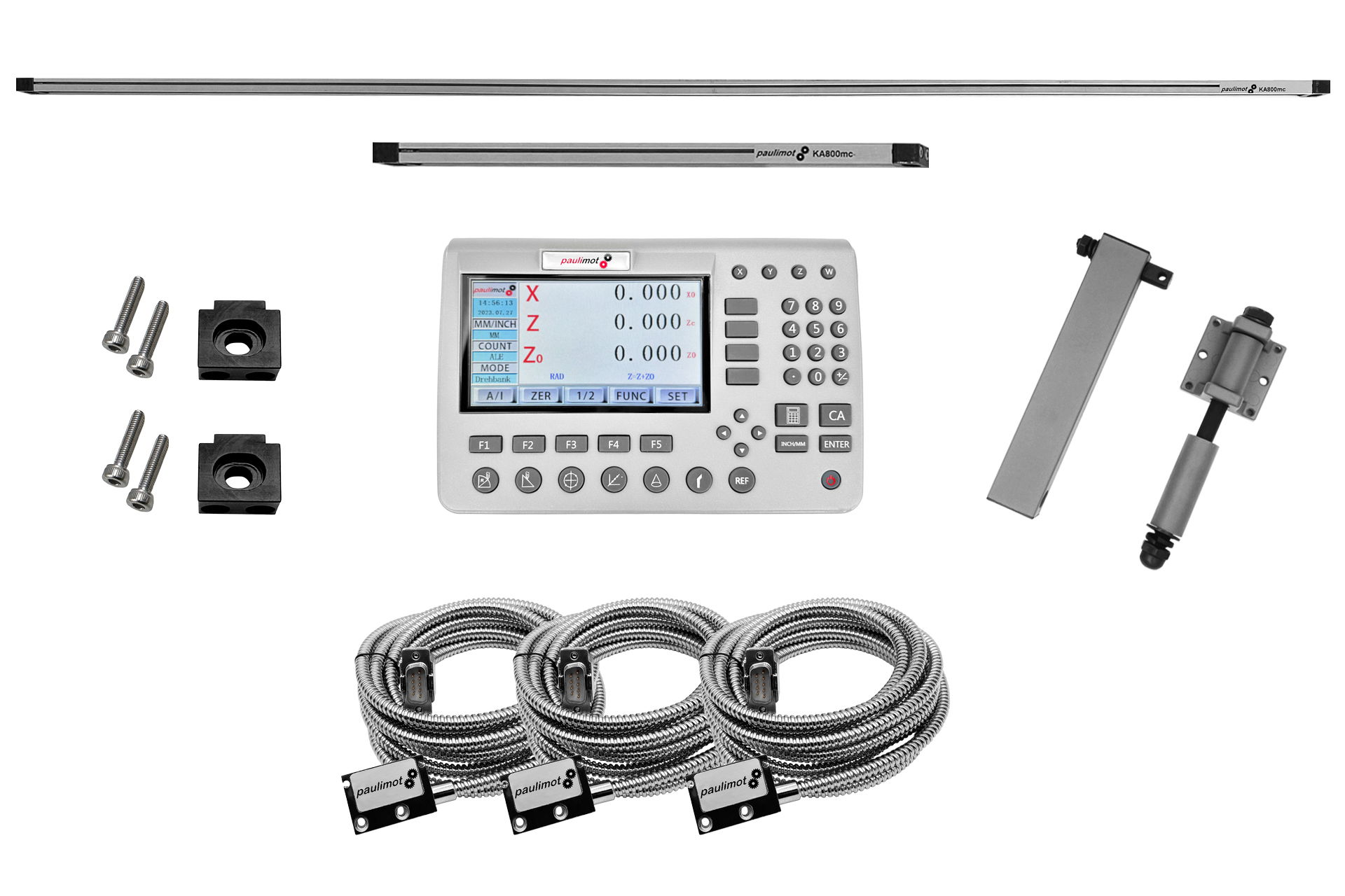 4-Achsen Magnetband-Messsystem-Set für SIEG SC10