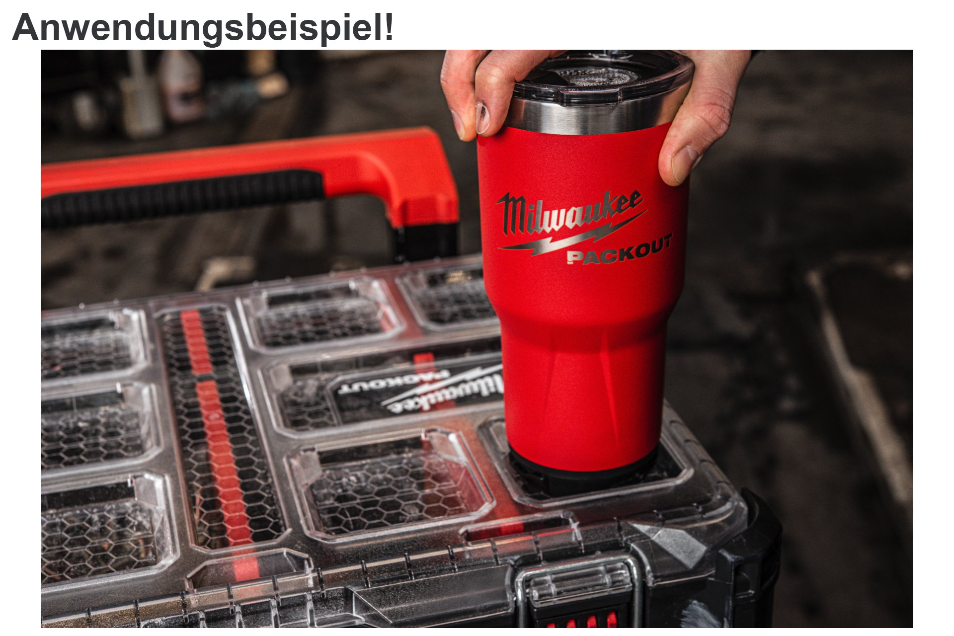 Milwaukee PACKOUT Thermobecher 900 ml