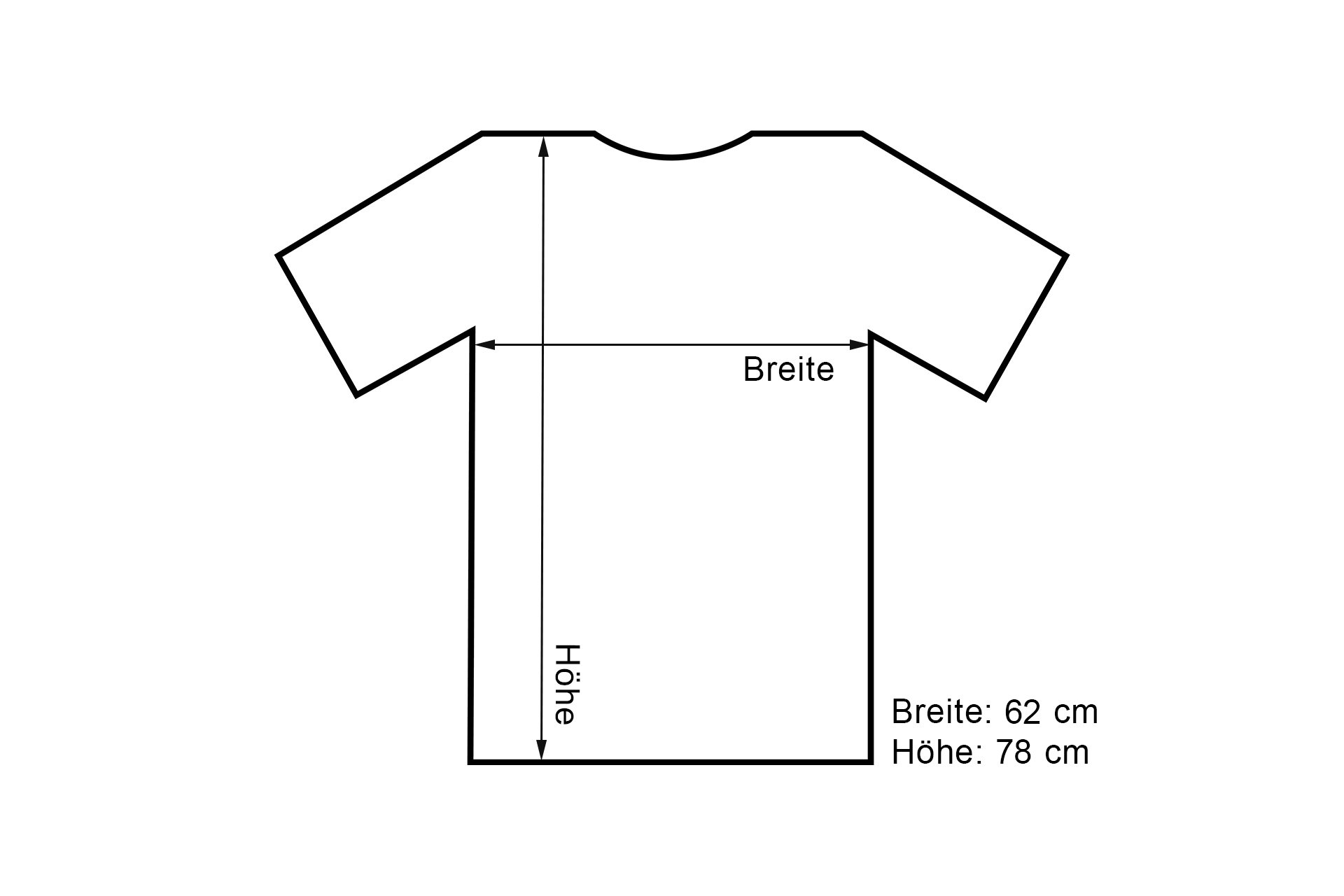 paulimot T-Shirt, schwarz, 100 % Baumwolle – XXL