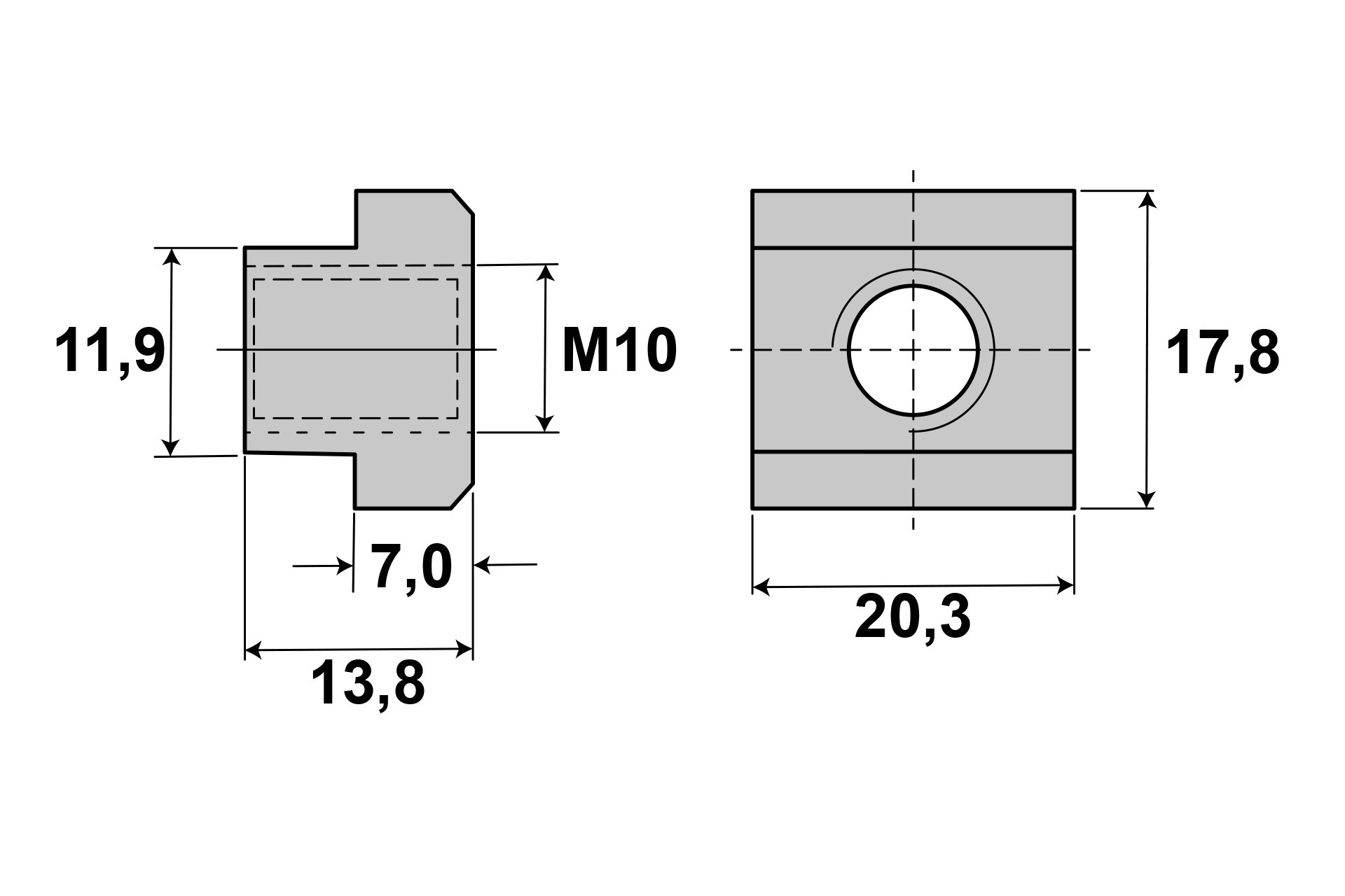 Spannpratzen-Set 58-teilig M10 / 12 mm im Wandhalter