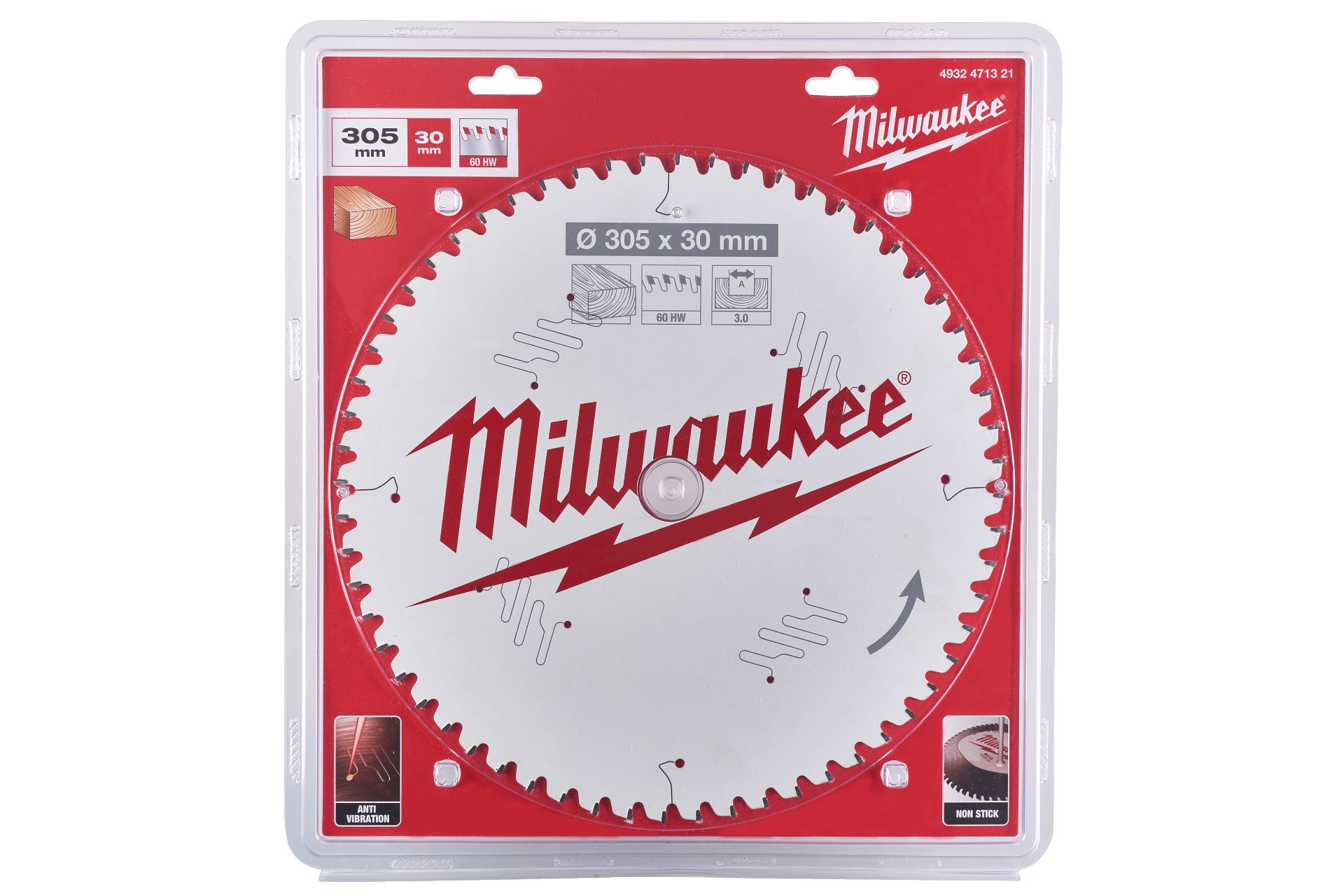 Milwaukee Kreissägeblatt Ø 305 mm, 60 Zähne