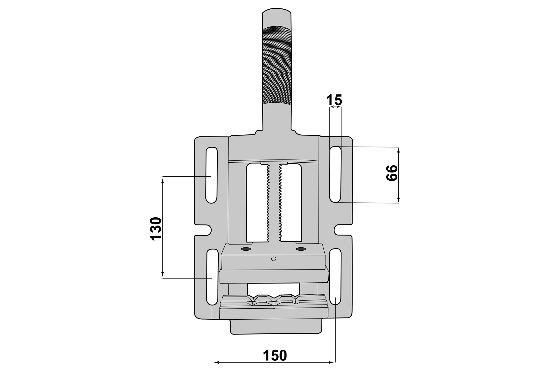 Bohrmaschinen Schraubstock Grauguss Backenbreite 120 mm NEU+OVP 