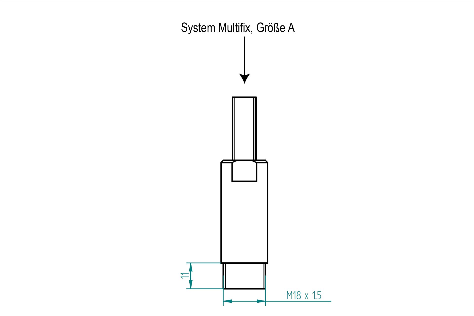 Montage-Set System "Multifix", Größe A, für PM4000 & PM5000