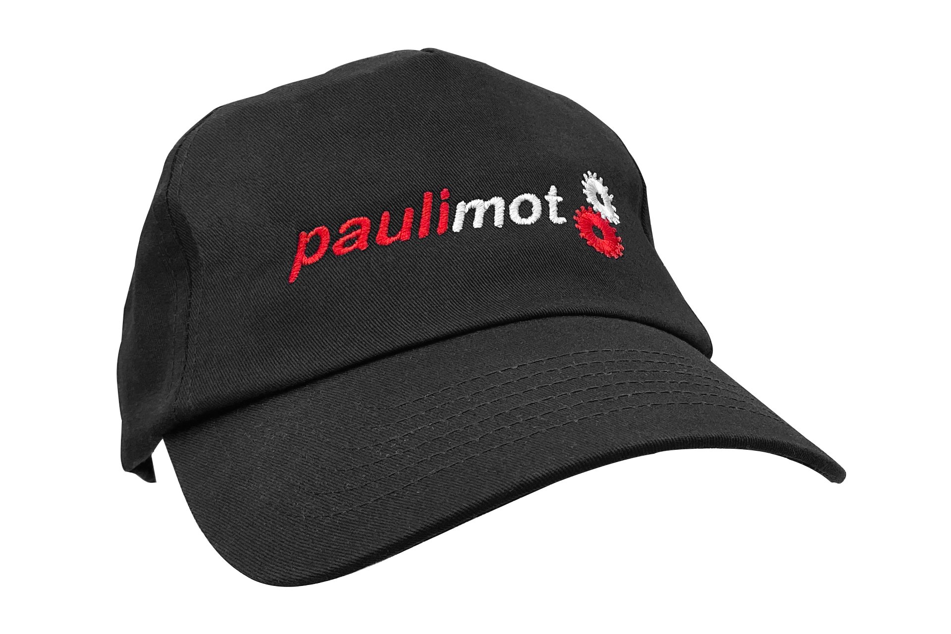 paulimot-Cap, schwarz, 100 % Baumwolle
