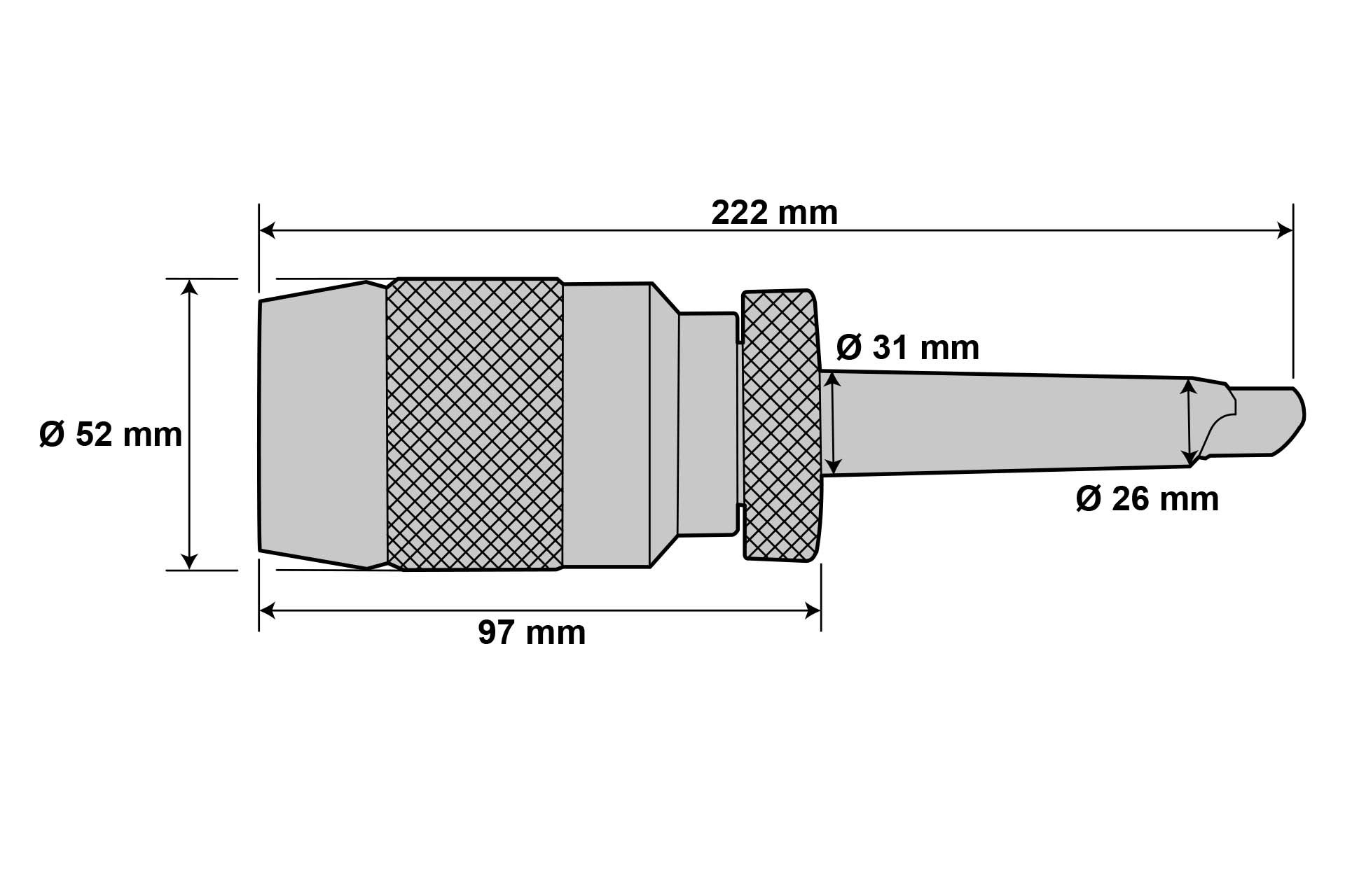 Präzisions-Schnellspann-Bohrfutter 1 - 16 mm MK4