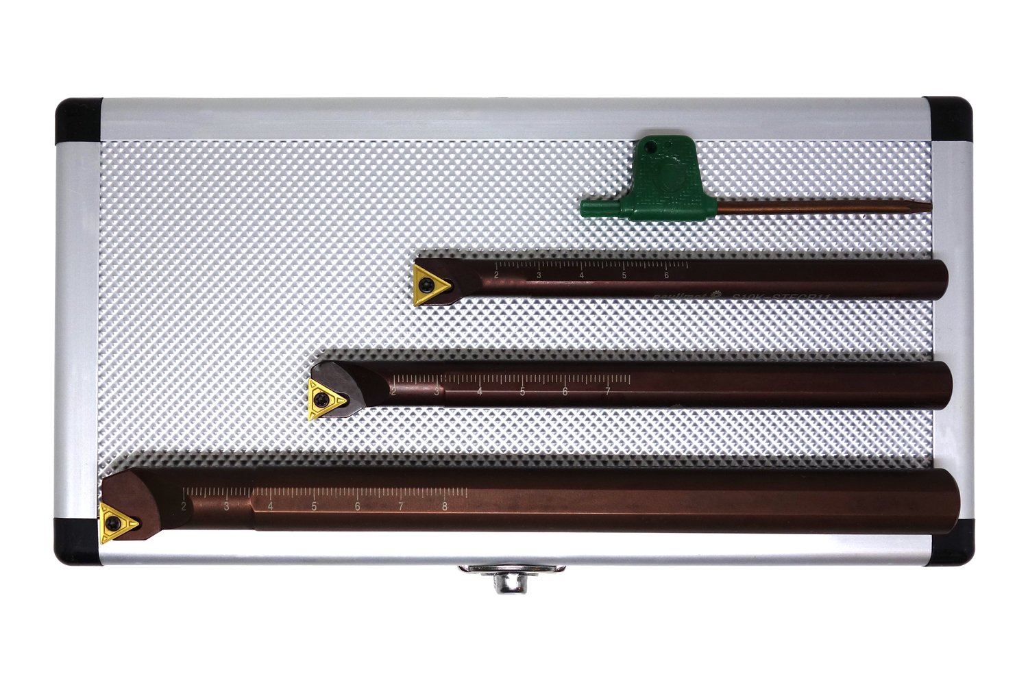Bohrstangen-Set 3-teilig mit Wendeplatten, 10, 12 und 16 mm