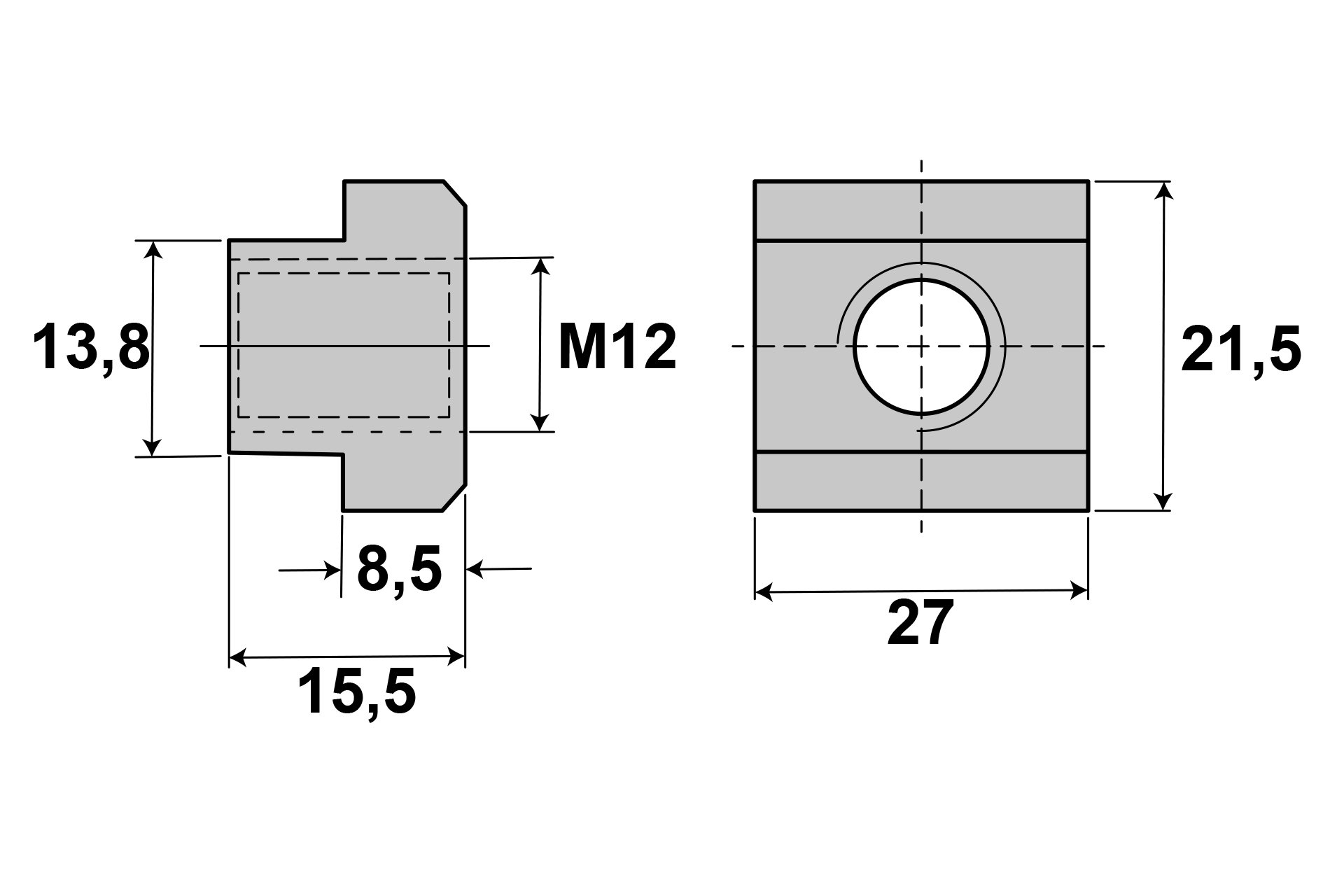 Spannpratzen-Set 10-teilig M12 / 14 mm