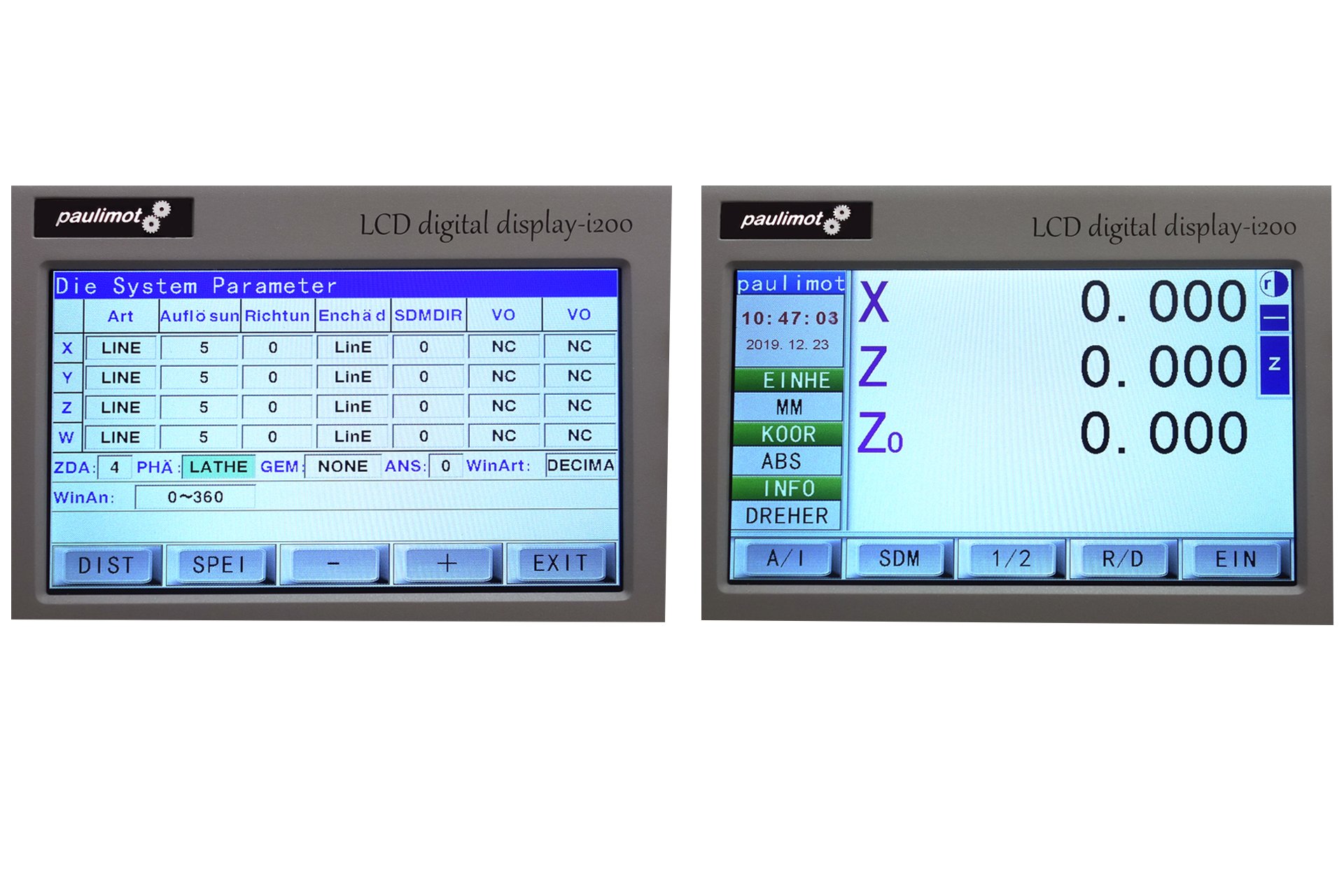 4-Achsen Glasmaßstab-Messsystem-Set für PM2700