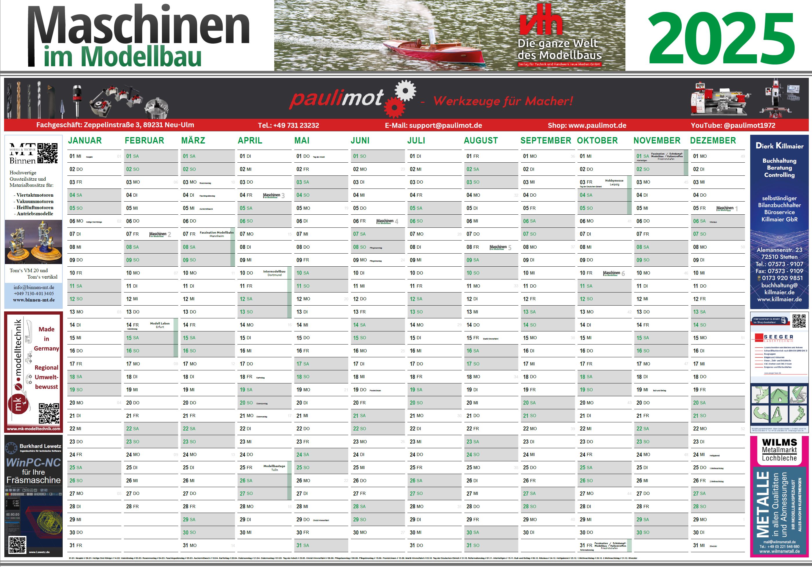 Wandkalender 