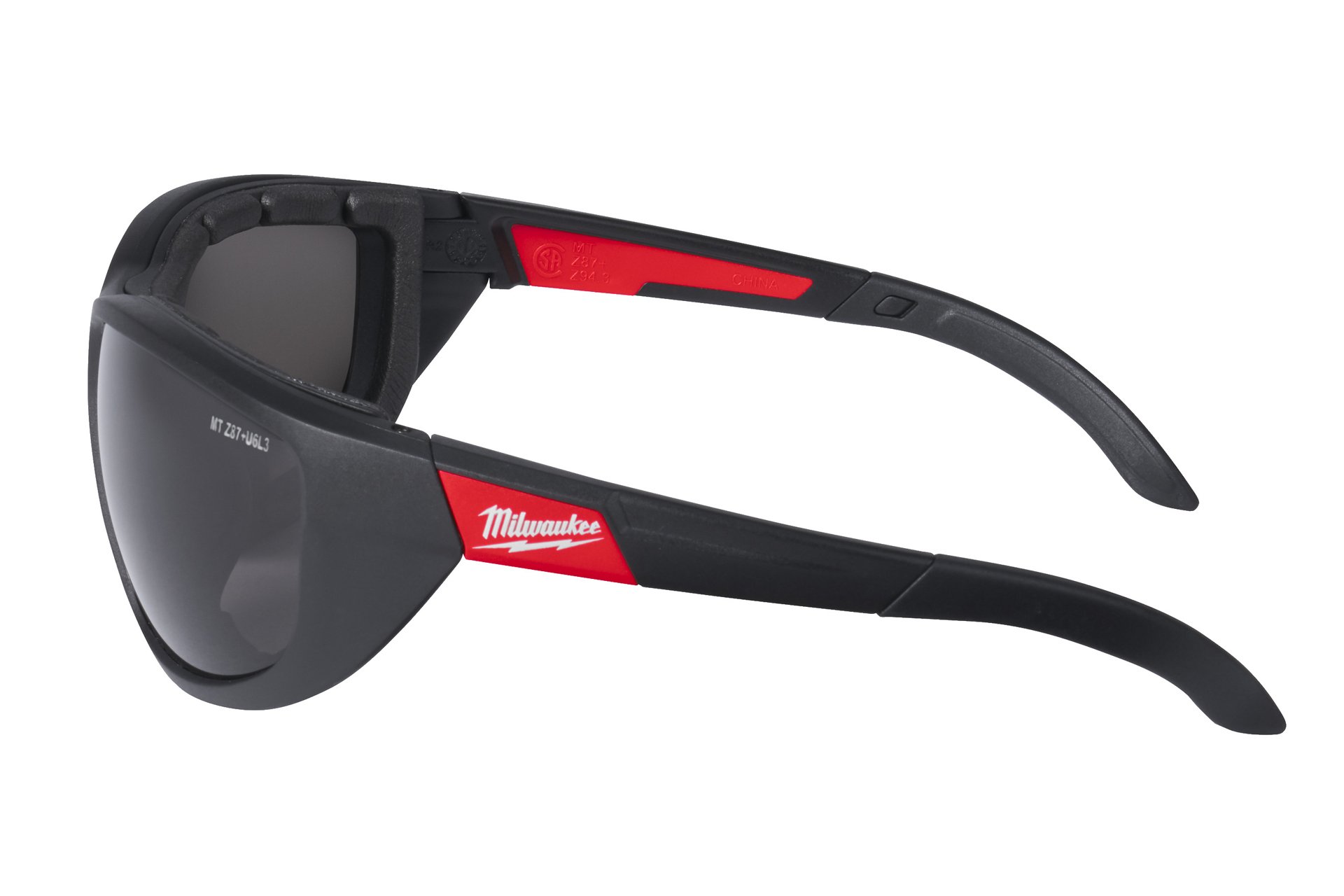 Milwaukee Premium Schutzbrille mit Schaumstoffauflage, polarisiert