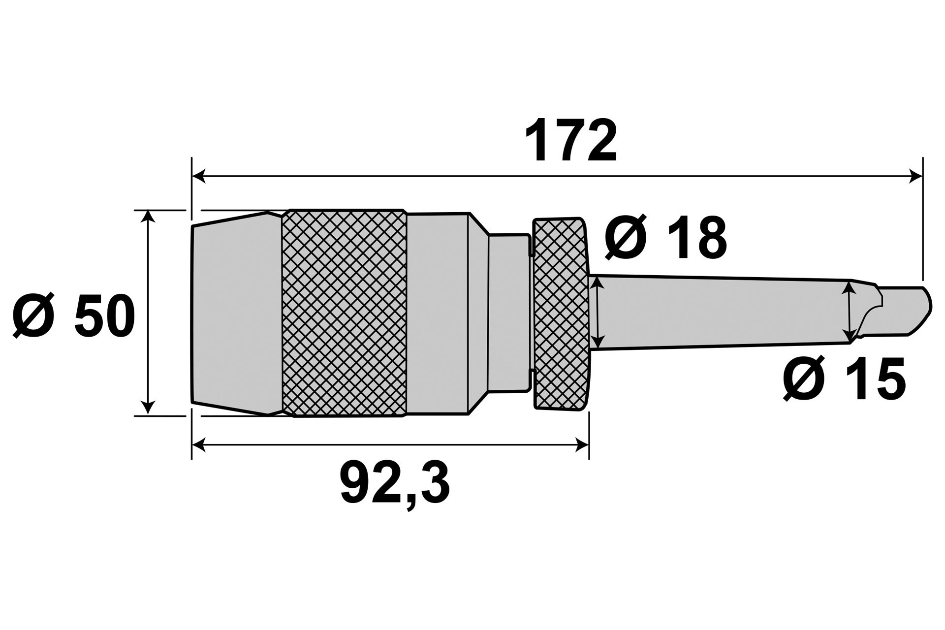 Präzisions-Schnellspann-Bohrfutter 1 - 13 mm MK2