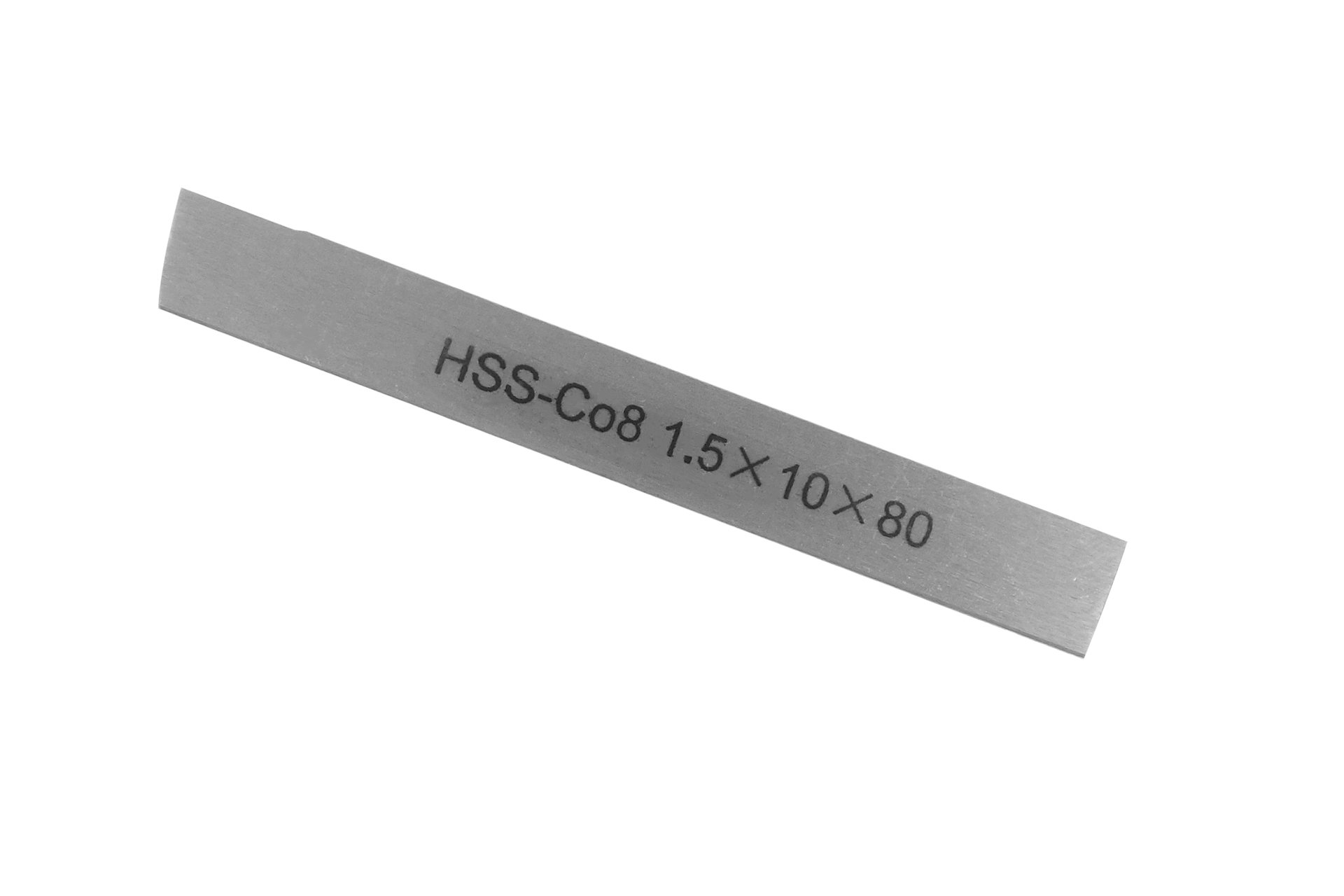 HSS-Ersatzmesser 1,5 x 10 x 80 mm (8 % Kobalt) für Abstechstahlhalter