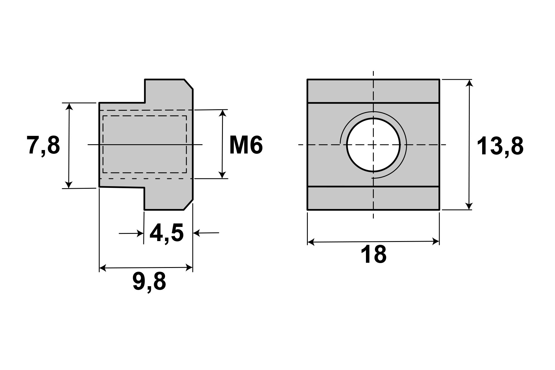 Spannpratzen-Set 10-teilig M6 / 8 mm