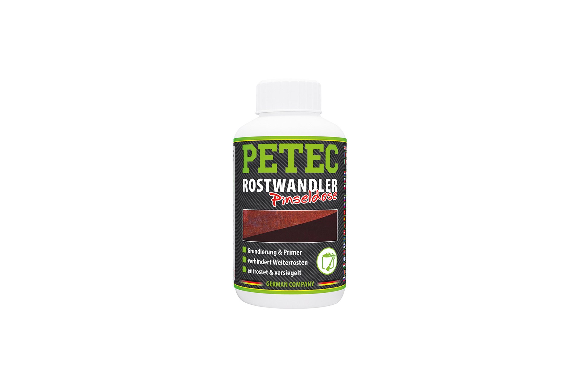 PETEC Rostwandler Pinseldose, 250 ml