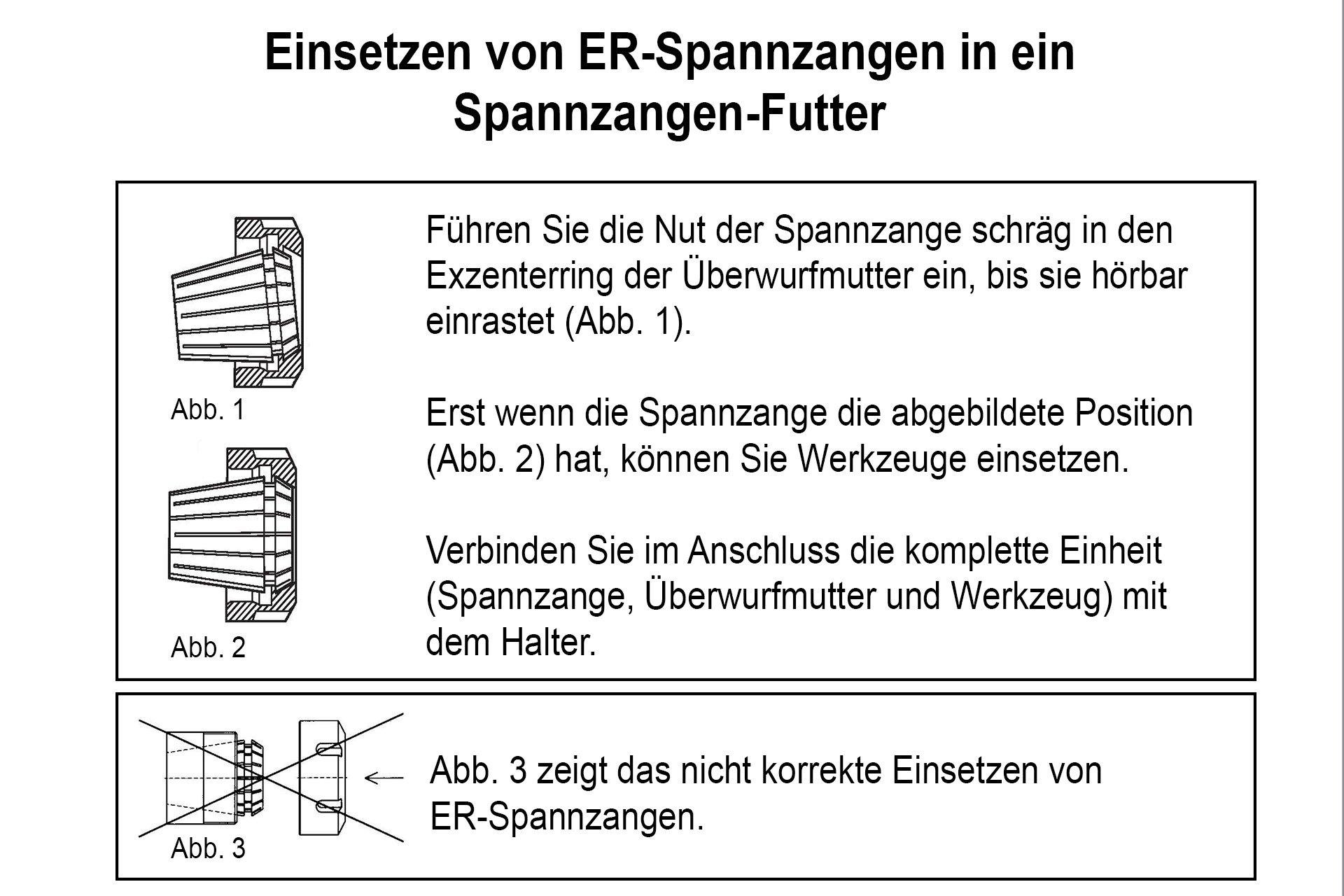 ER40-Präzisions-Spannzangen-Set 24-teilig, 2-26 mm nach DIN 6499