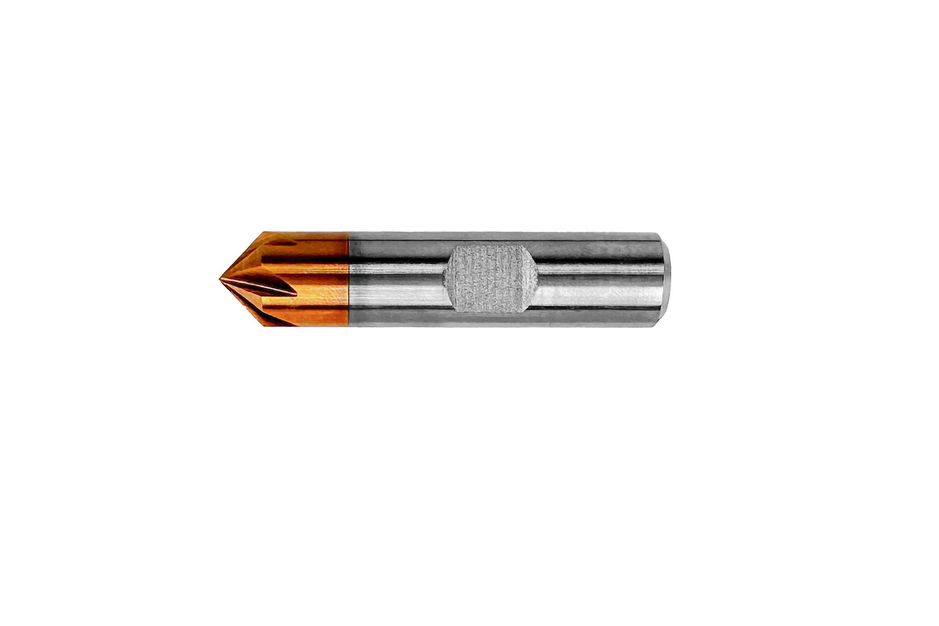 HSS-Fasenfräser 90° Ø 12,0 mm mit TiAlN-Beschichtung, 6-schneidig