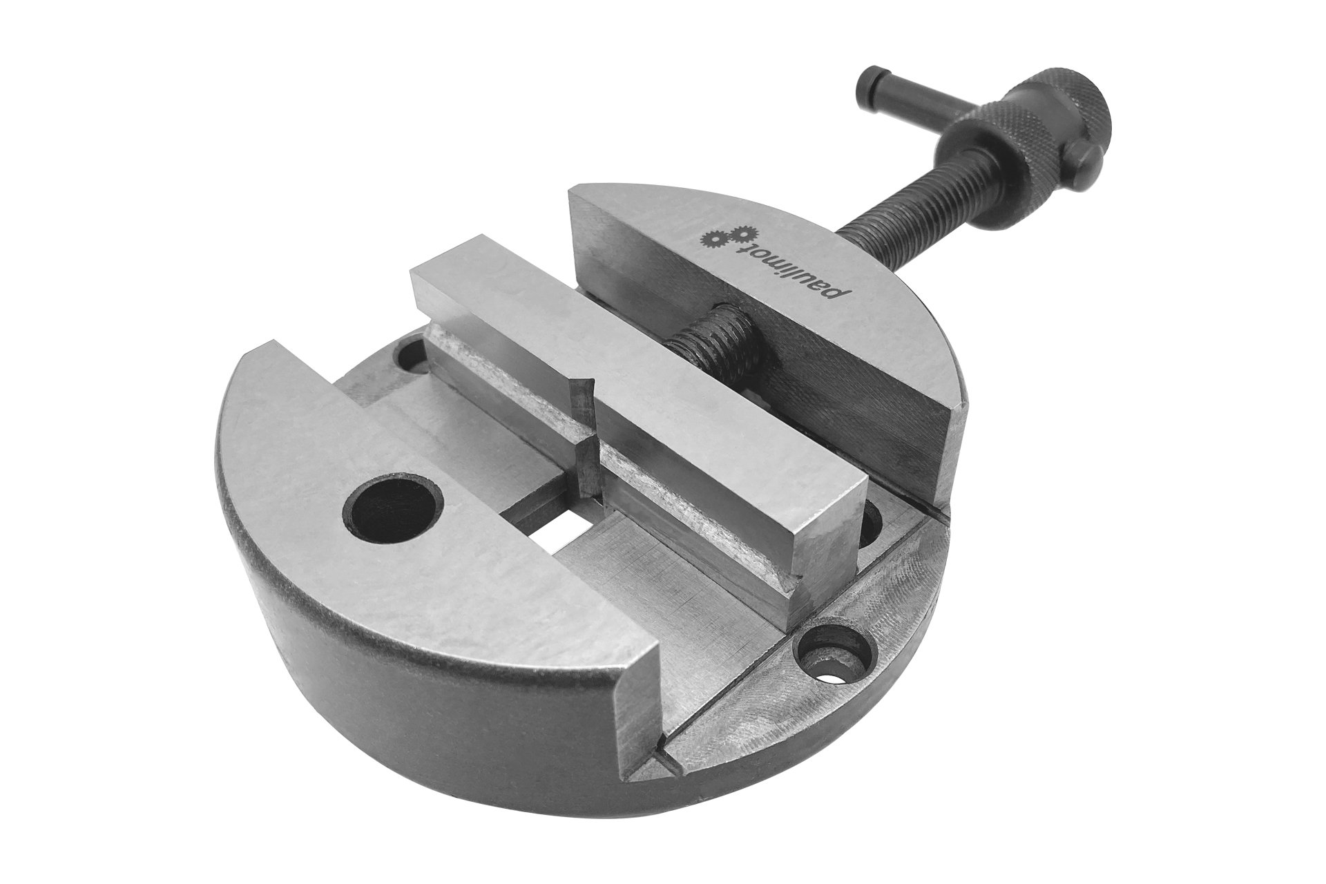 Schraubstock für Teilapparate Ø 100 mm, Backenbreite 80 mm