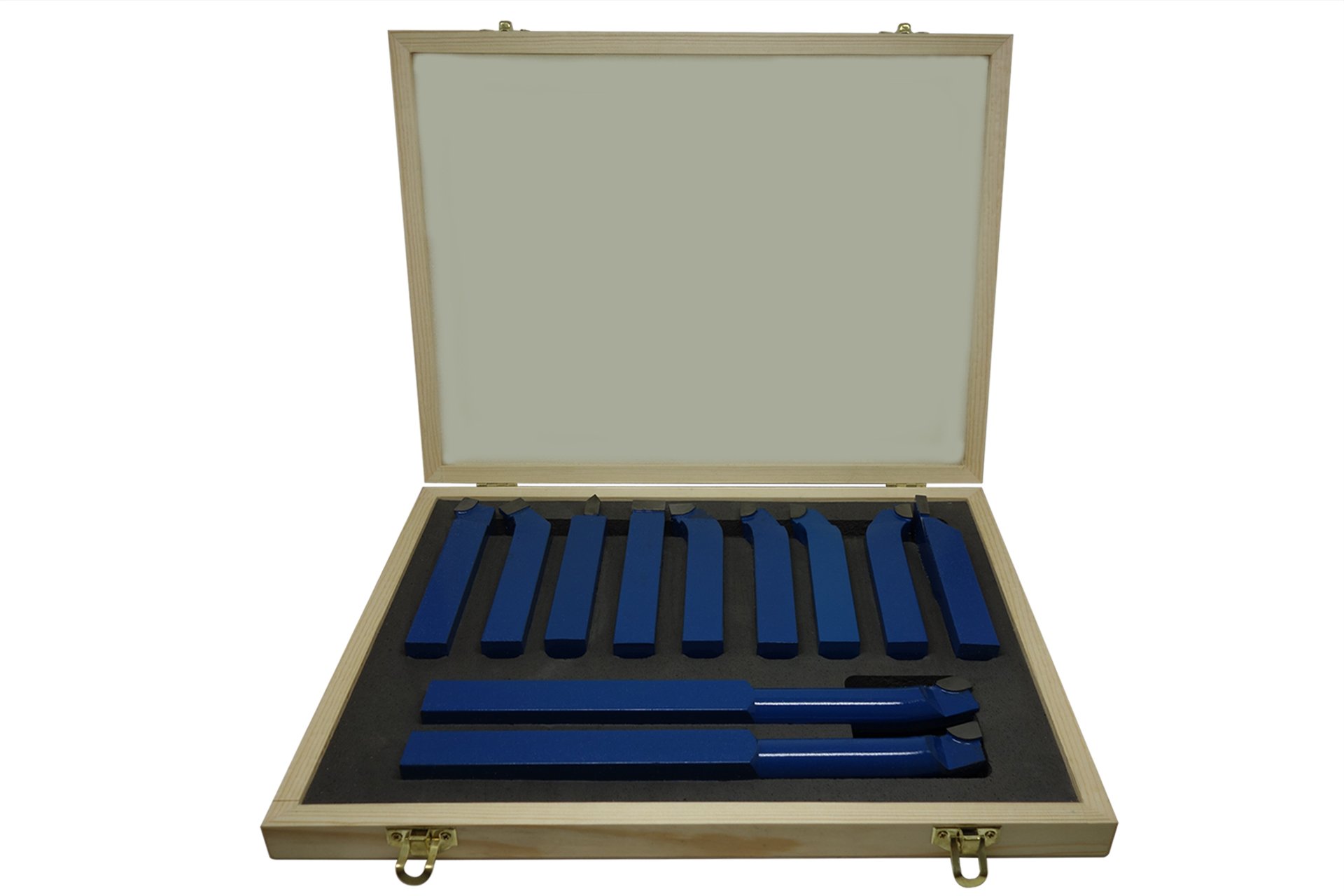 Drehmeißel-Set 11-teilig mit Hartmetallplatten P30, DIN 4976, 20 mm