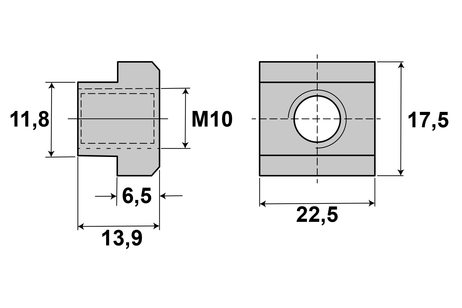 Spannpratzen-Set 10-teilig M10 / 12 mm